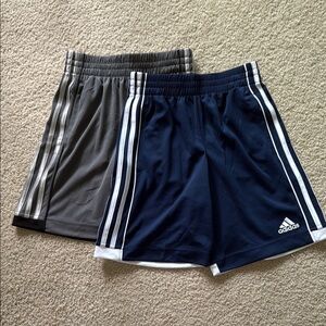 Brand new Adidas Navy and Gray Shorts Duo for boys